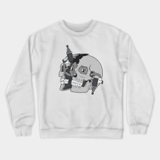 Retro Skull Lad Crewneck Sweatshirt